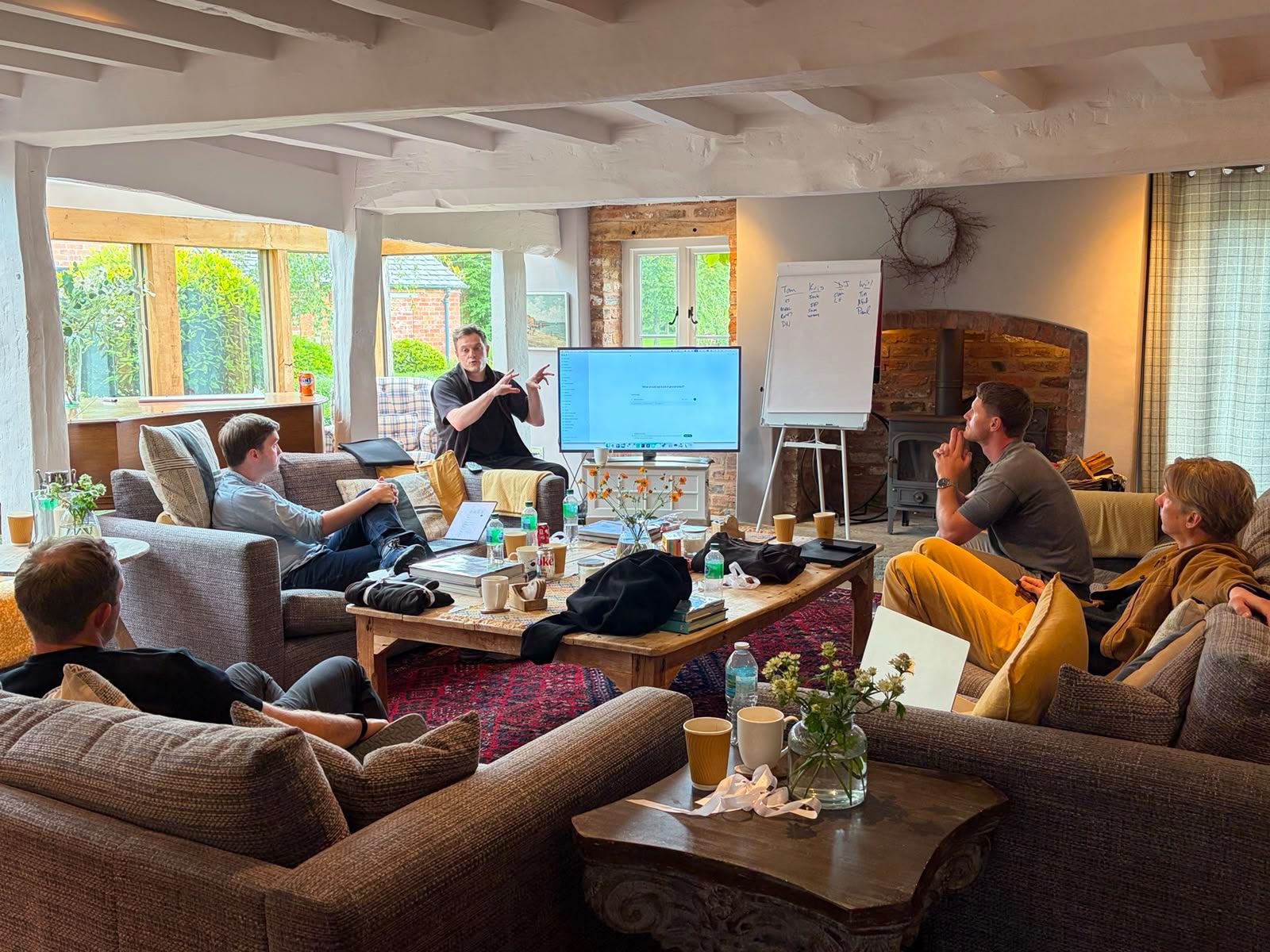 An afternoon working session
